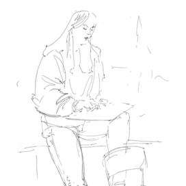 ЗАРИСОВКА одногруппница