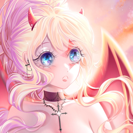 Аниме портрет Друзья Ангелов