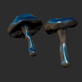 3D mushrooms