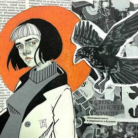 Иллюстрация девушка