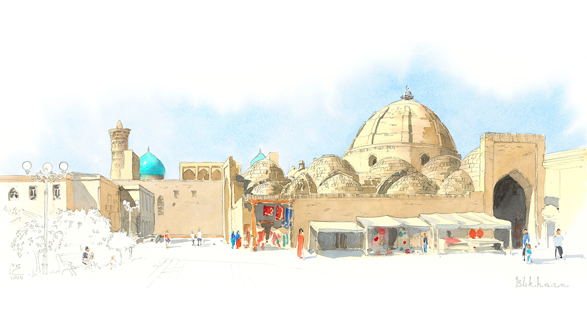 Торговые купола Бухары