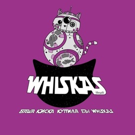 Кот-дроид для корма  Whiskas