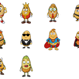 Персонажи для карточек