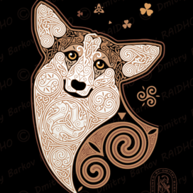 CORGI. CELTIC DOG.