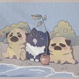 Иллюстрация для открытки