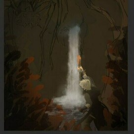 Фентези ДнД иллюстрация (неокончена!) 