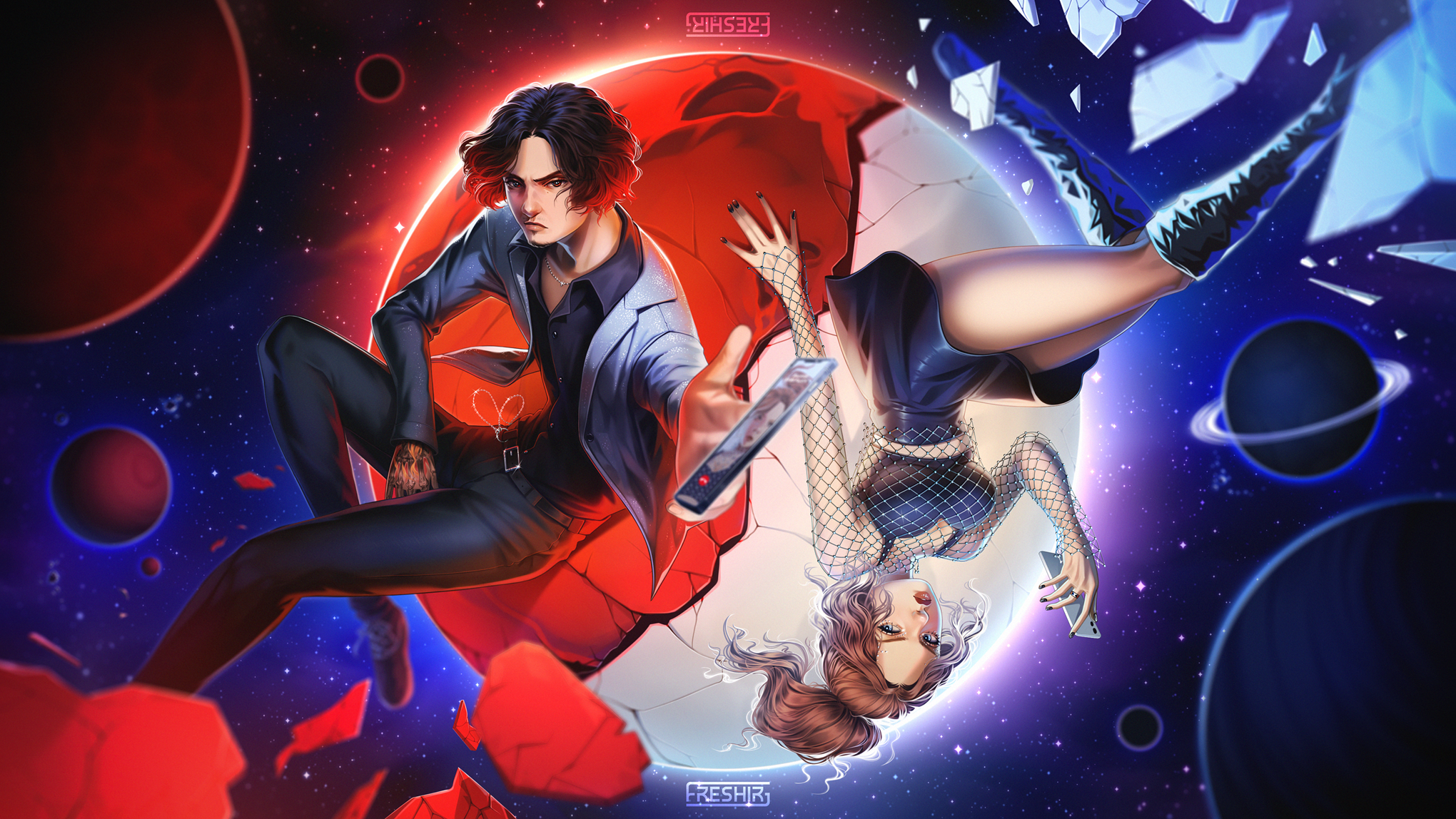 FAN ART | Mellsher & OTURRO— From different planets