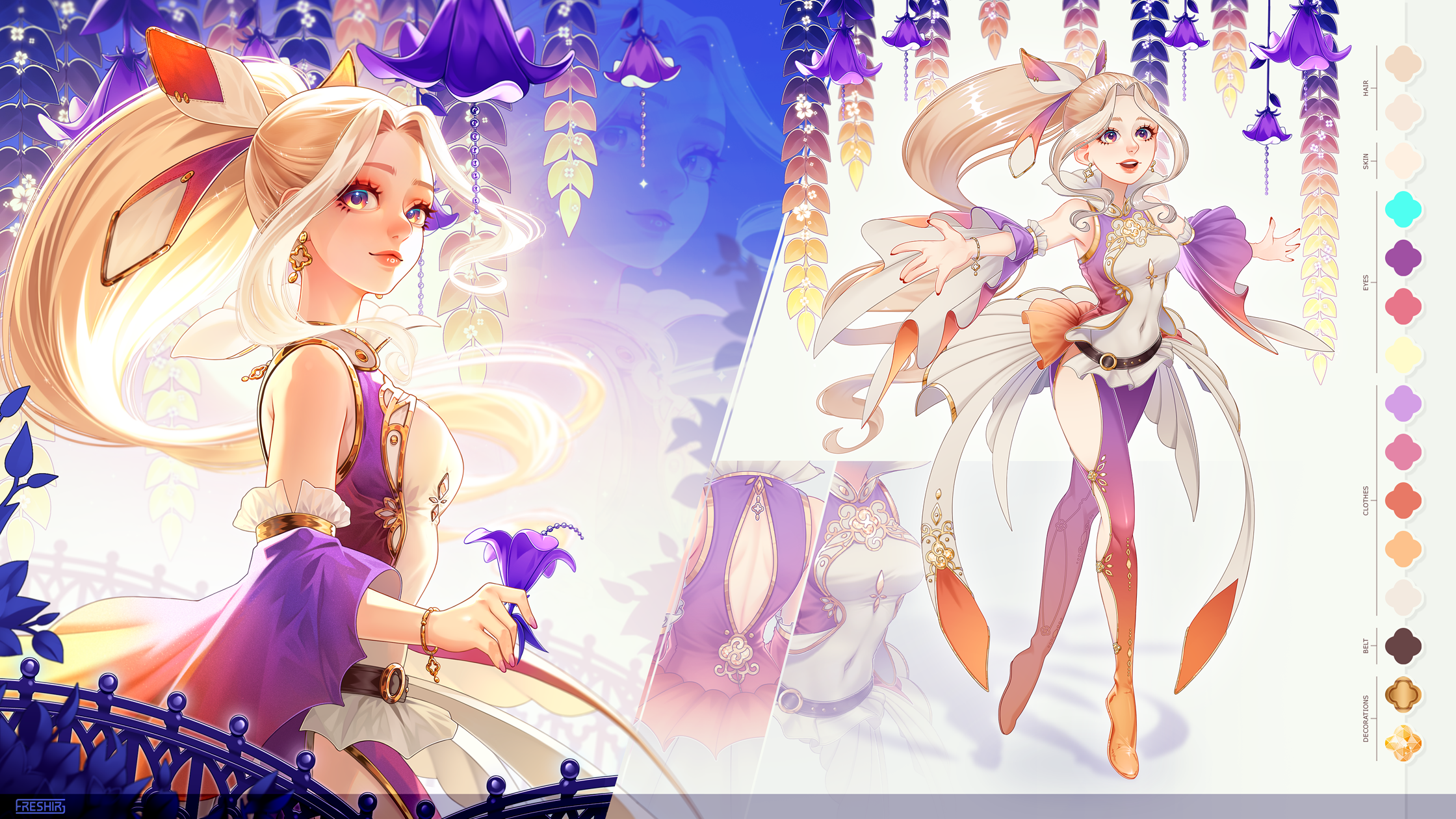 CHARACTER DESIGN | Magic flower