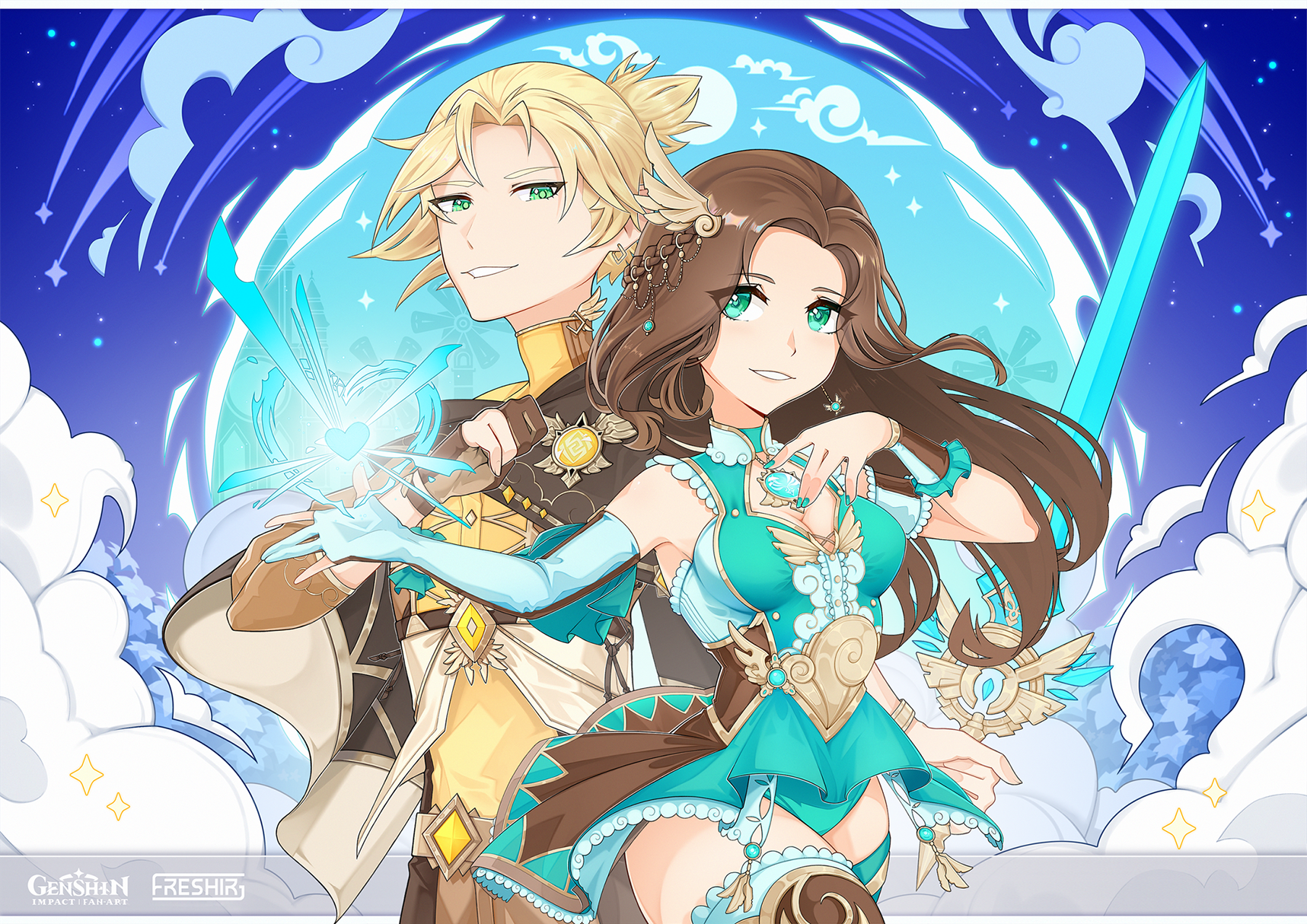 FAN CHARACTER DESIGN | Genshin Impact