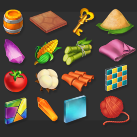 Icons for video game