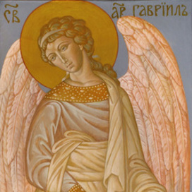Фреска. Архангел Гавриил