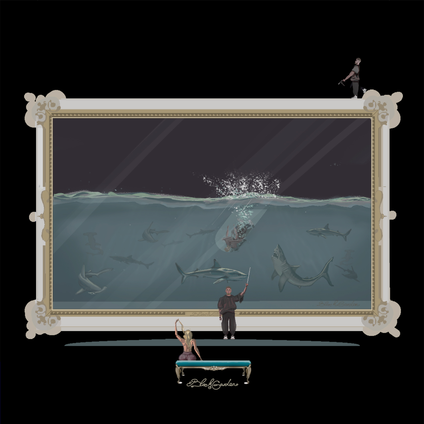 Стрелок, утопающий и художник.