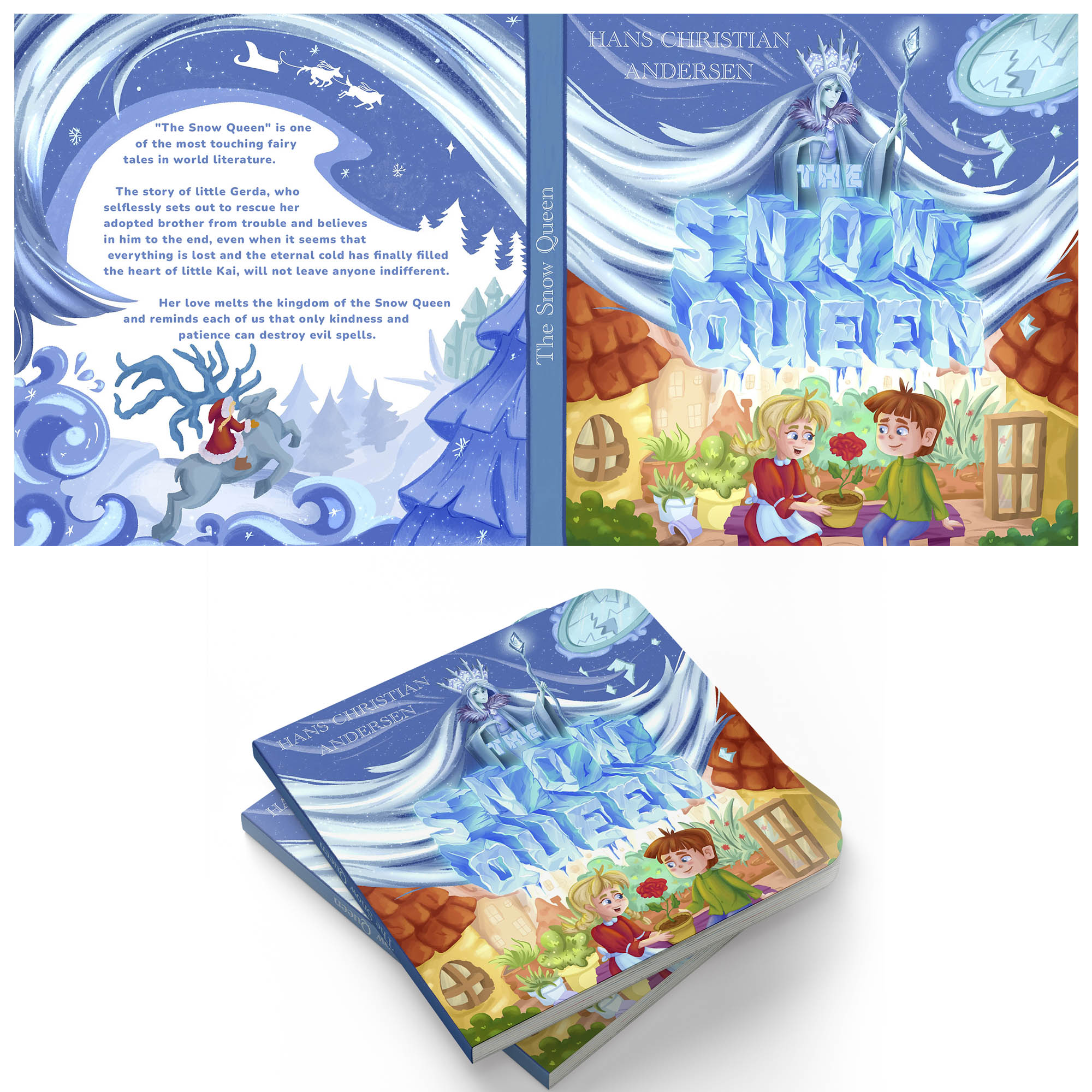 Обложка для сказки "Снежная королева"