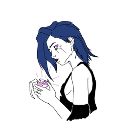 Татуировка Джинкс из сериала "Аркейн"