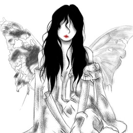 Тату эскиз "Фея"