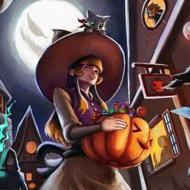 На хеллоуин