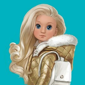 Принт "Кукла Мирэя" для фабрики игрушек Весна