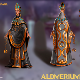 Aldmerium Priest of Adana concept