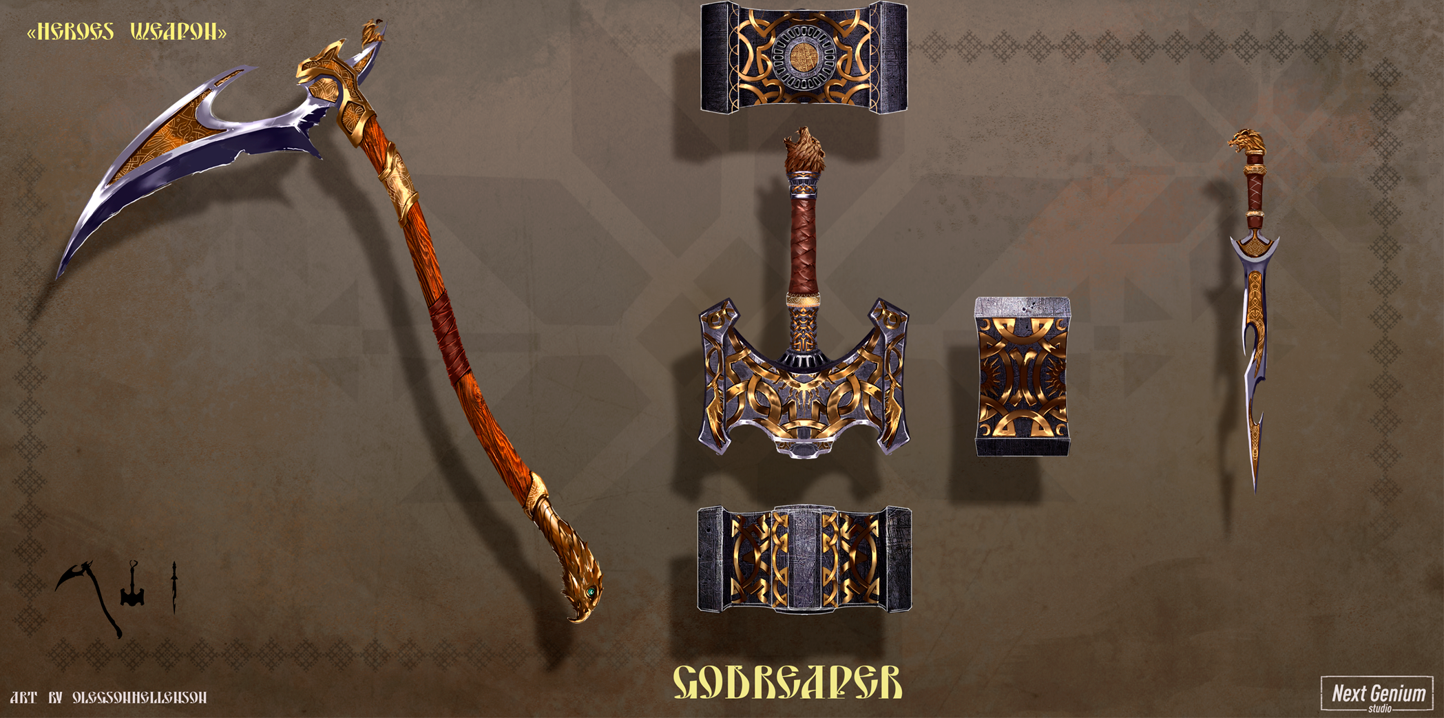 GODREAPER Hammer weapon concept