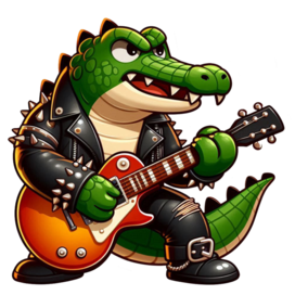 Крокодил рокер