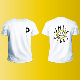 Дизайн футболки "Smile vibes"