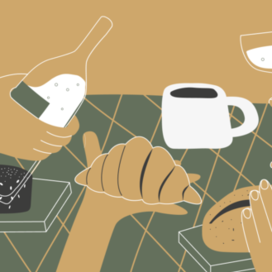 Иллюстрация для кофейни