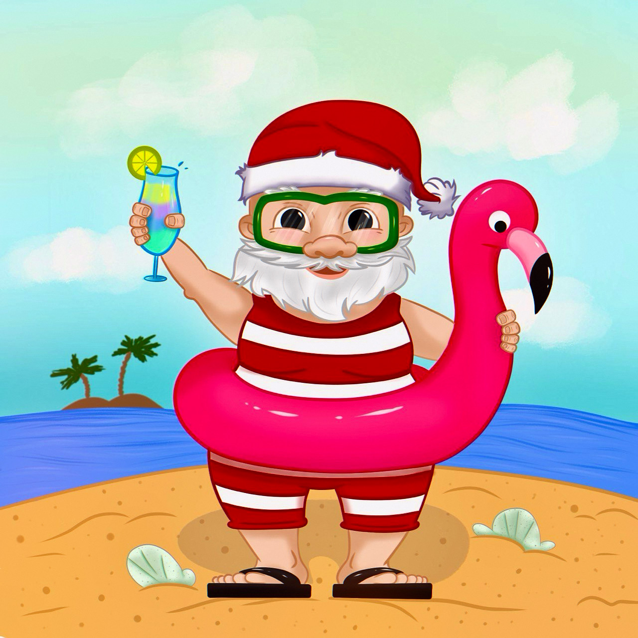 Дед Мороз в отпуске