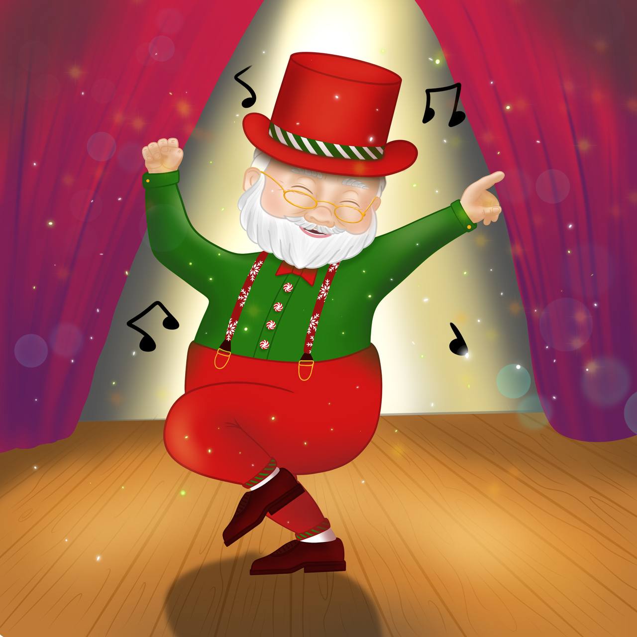 Дед Мороз стал танцором