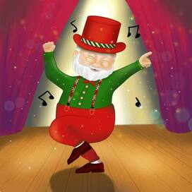Дед Мороз стал танцором