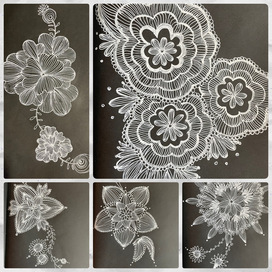 Монохромные иллюстрации 