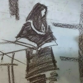 Девушка пятном