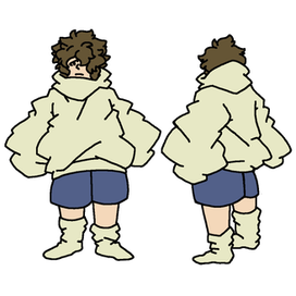 Персонаж в двух планах