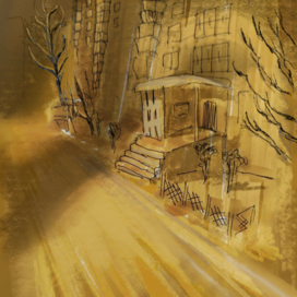 Эскиз для фона к фильму