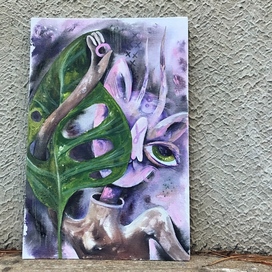 сквозь лист