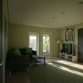 3d визуализация интерьера, коридора