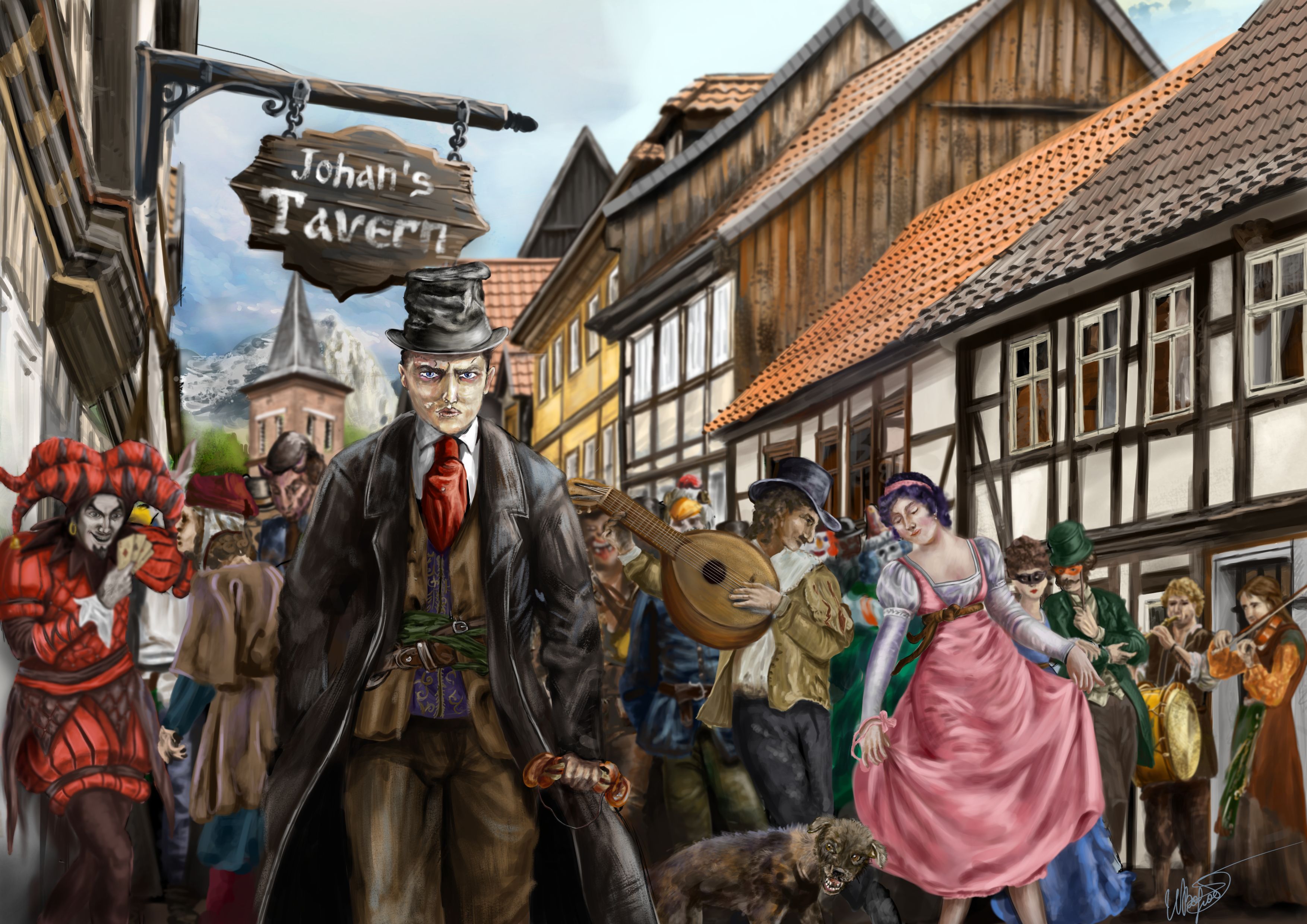 Камнем по голове