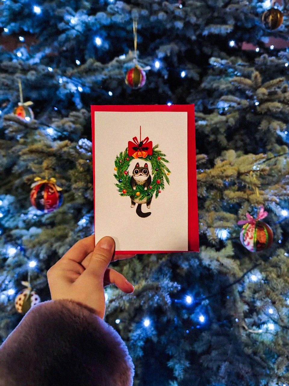 Кот Геннадий (из серии новогодних открыток "Пушистый год")