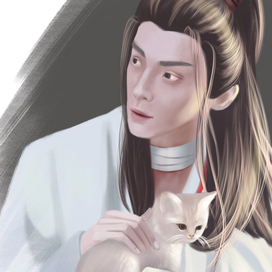 Парень с котом в руках