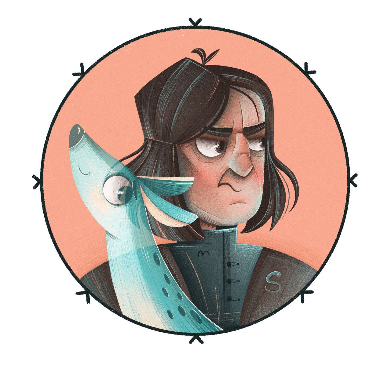 Фанарт Северус Снейп