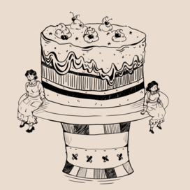 Иллюстрация для кондитерского магазина