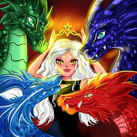 Королева драконов стихий