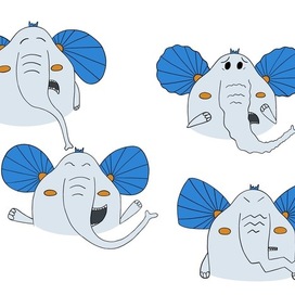 карта эмоций слона