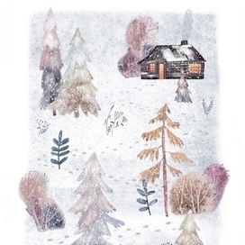 Серия новогодних открыток