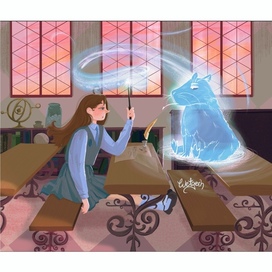 Книжная иллюстрация «Я и мой патронус»