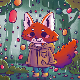 Конфетный дождь