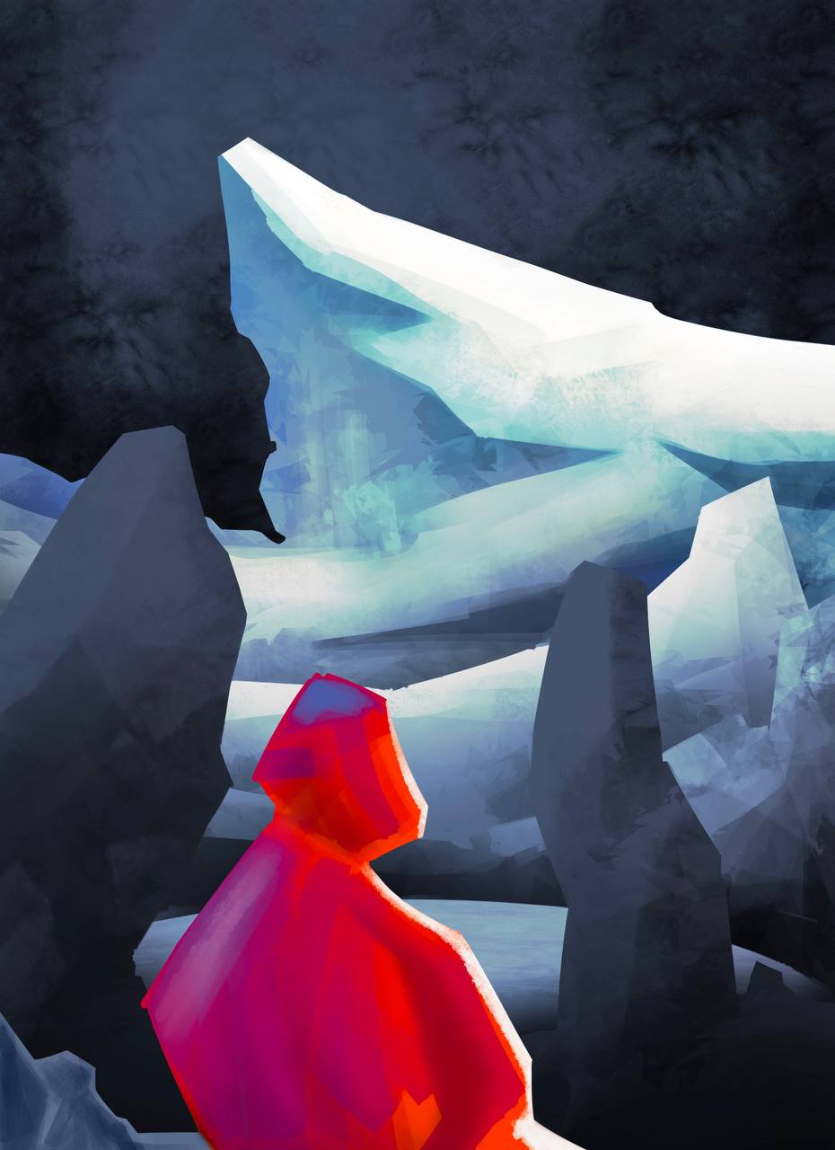 Путник среди ледяных просторов