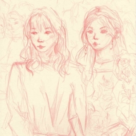 Две подруги на вечеринке