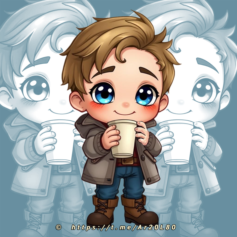 Мальчик и кофе