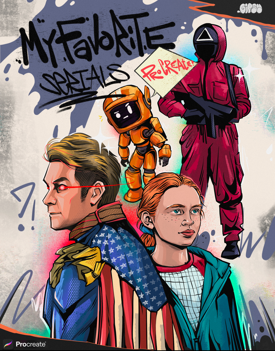 Постер из любимых сериалов