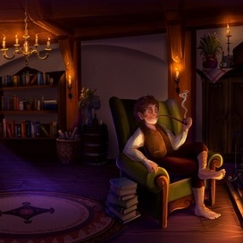 Иллюстрация к книге "Хоббит"